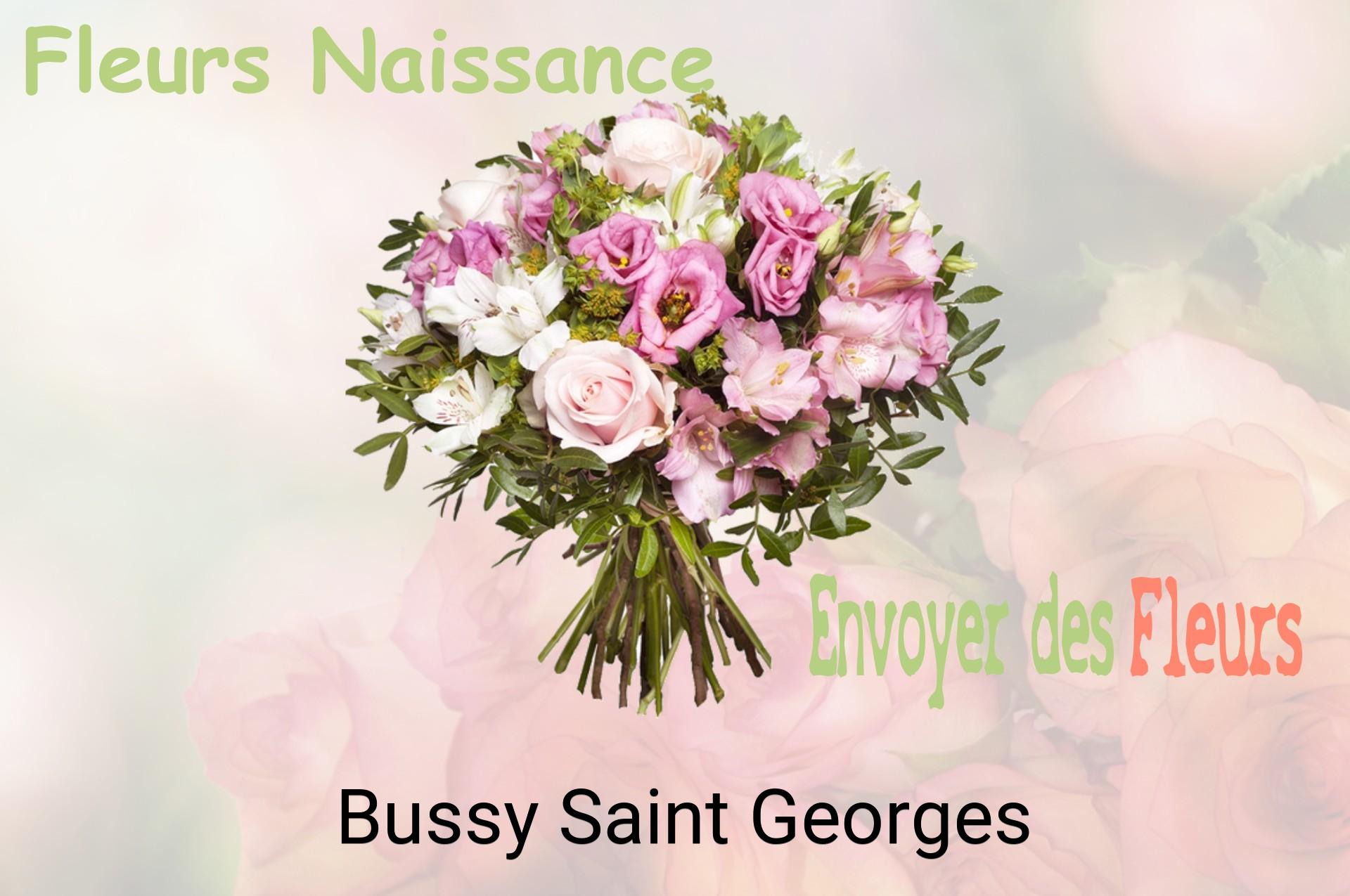 Bouquet de fleurs de naissance livré à Bussy-Saint-Georges
